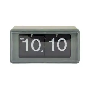 Present Time Karlsson Retro Boxed Flip Table or Wall Clock